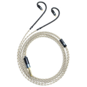 6N Single Crystal Silver IEM Upgrade Cable with 0.78mm 2-Pin Connectors