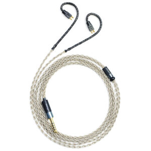 6N Single Crystal Silver IEM Upgrade Cable with FitEar-Style 2-Pin Connectors