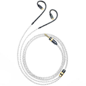 6N Single Crystal Silver & Graphene Hybrid IEM Cable with FitEar 2-Pin Connectors