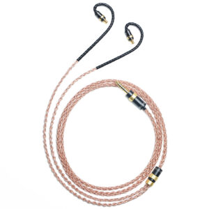 6N Single Crystal Copper & Graphene Hybrid IEM Cable with Audio-Technica A2DC Connectors