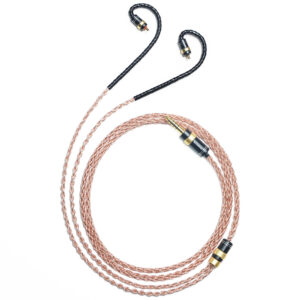 6N Single Crystal Copper & Graphene Hybrid IEM Cable with IPX Connectors