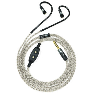 6N Single Crystal Silver IEM Upgrade Cable with JH Audio-Style 4-Pin Connectors