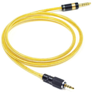6N Silver-Plated OFC Shielded Headphone Upgrade Cable for Sony MDR-MV1 / M1 / M1ST