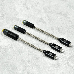 6N Single Crystal Silver Lightning to 2.5mm/3.5mm/4.4mm Female DAC Adapter Cable