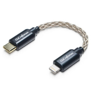 6N Single Crystal Silver Lightning to USB-C Digital Audio Cable