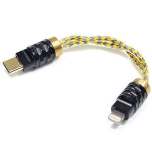 6N Silver-Plated OFC Shielded Lightning to USB-C Digital Audio Cable