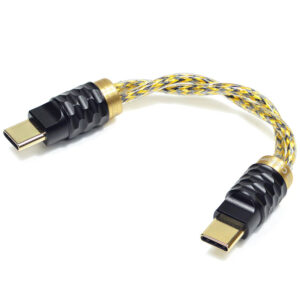 6N Silver-Plated OFC Shielded USB-C to USB-C Digital Audio Cable