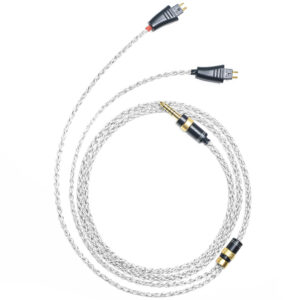 6N Single Crystal Silver & Graphene Hybrid Headphone Cable with Fostex TH Series 2-Pin Connectors