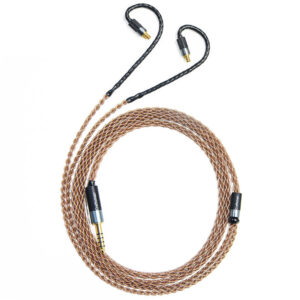 6N Single Crystal Copper IEM Upgrade Cable with Audio-Technica-Style A2DC Connectors