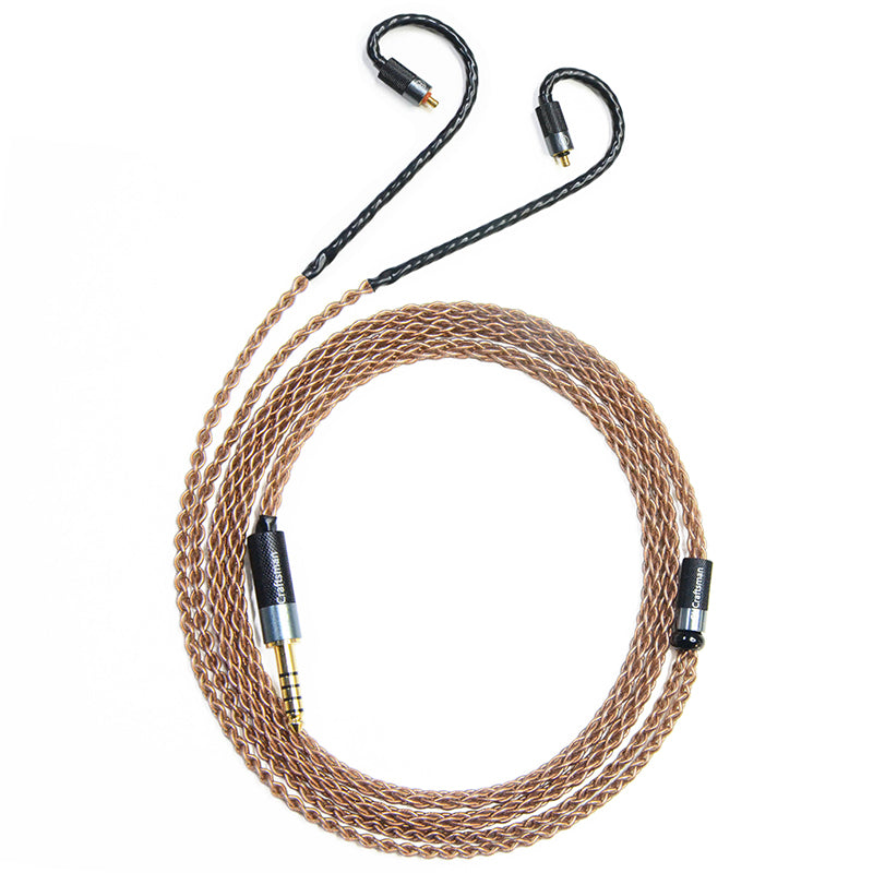 6N Single Crystal Copper IEM Upgrade Cable with IPX Connectors