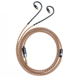 6N Single Crystal Copper IEM Upgrade Cable with Acoustune-Style Pentaconn Ear Connectors
