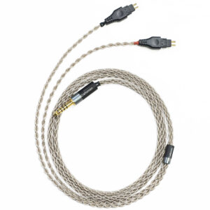6N Single Crystal Silver Headphone Upgrade Cable with SENNHEISER HD Series 2-Pin Connectors