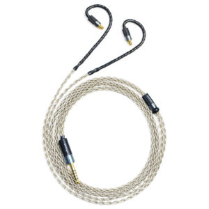 6N Single Crystal Silver IEM Upgrade Cable with Audio-Technica-Style A2DC Connectors