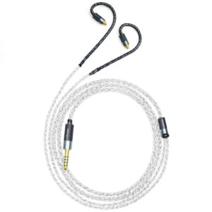5N Silver-Plated OFC & Graphene Hybrid IEM Upgrade Cable for SENNHEISER IE200, IE300, IE600, IE900