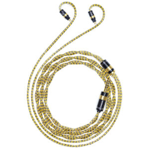 6N Silver-Plated OFC Shielded IEM Upgrade Cable with 0.78mm 2-Pin Connectors