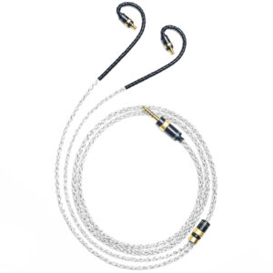 6N Single Crystal Silver & Graphene Hybrid IEM Cable with Audio-Technica A2DC Connectors