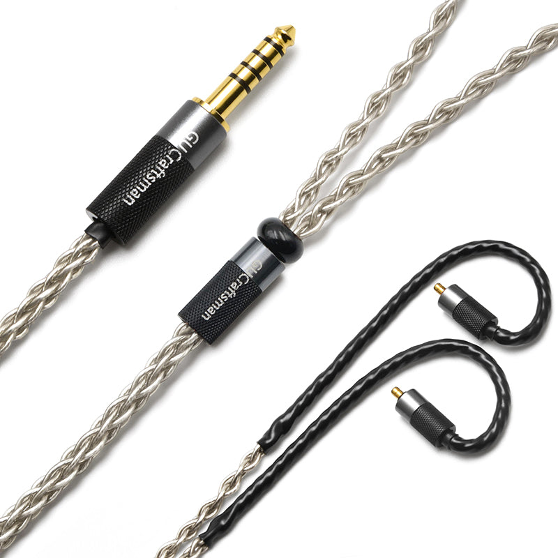 6N Single Crystal Silver IEM Upgrade Cable with IPX Connectors - Image 2