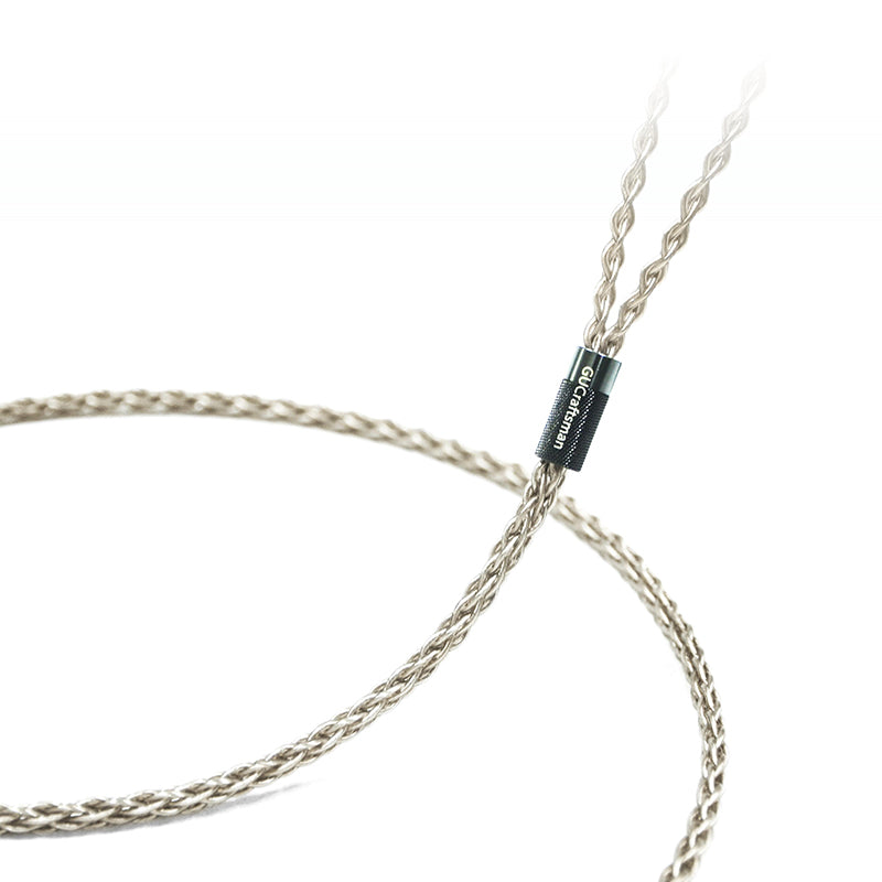 6N Single Crystal Silver Headphone Upgrade Cable with Audio-Technica A2DC Connectors - Image 3