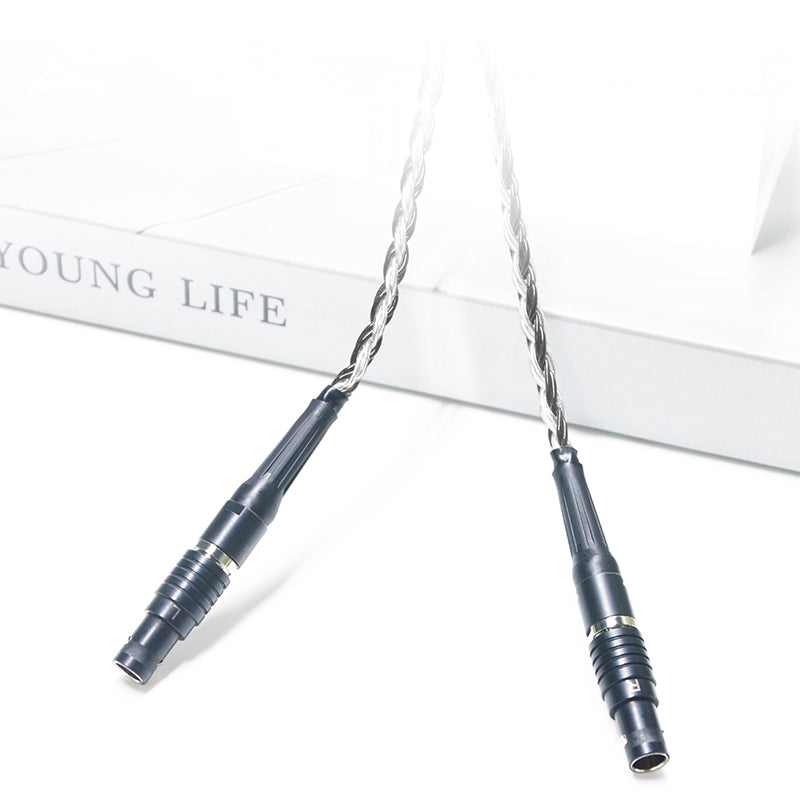 7N Silver & Copper Hybrid Headphone Upgrade Cable for Focal Utopia - Image 2