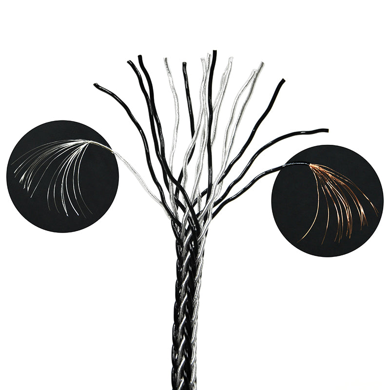 7N Silver & Copper Hybrid Headphone Upgrade Cable for Austrian The Composer - Image 5
