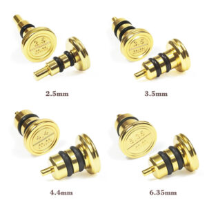 Audio Jack Dust Plug (Port Cover) with Dual Silicone O-Ring Seal