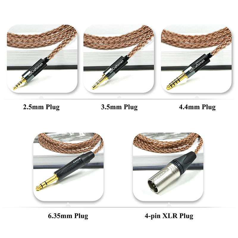 OPPO PM-1/PM-2 & HIFIMAN Dual 2.5mm Cable – 6N Copper - Image 6